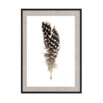 Cuadro Fotografía de Plumas Blanco y negro_02