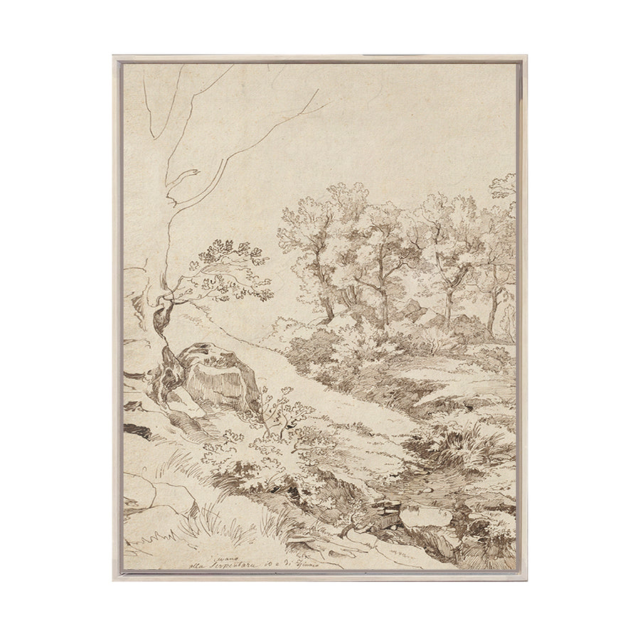 Set de cuadros Muro Boceto Paisaje Neutro