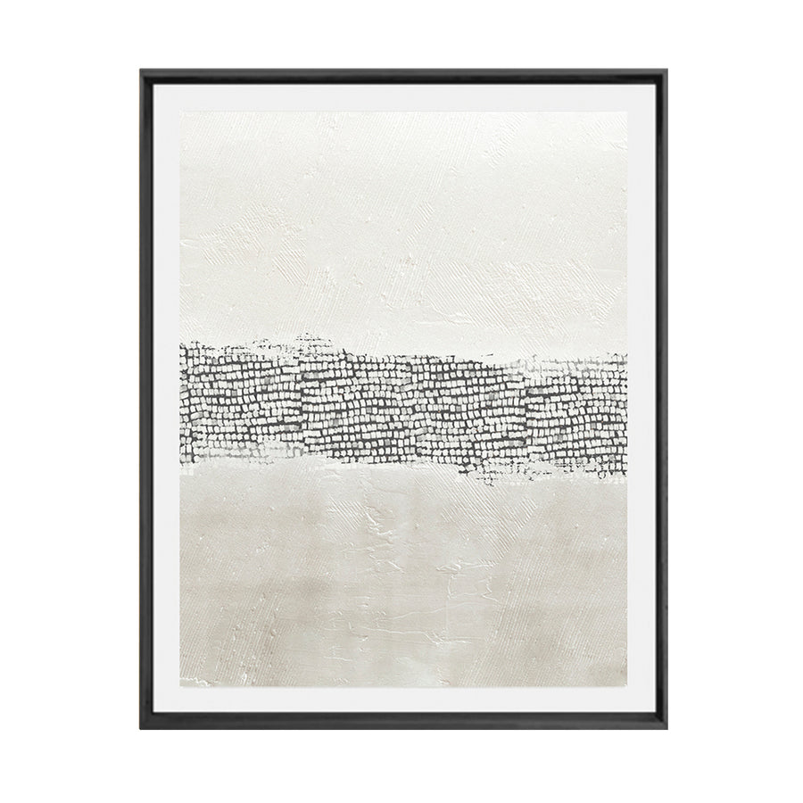 Set de cuadros Muro Texturas Nórdicas – Tríptico Abstracto en Tonos Neutros