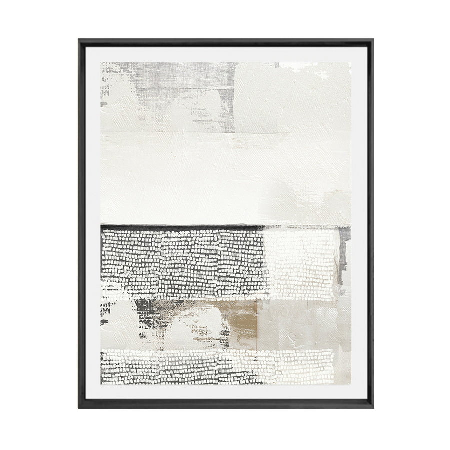 Set de cuadros Muro Texturas Nórdicas – Tríptico Abstracto en Tonos Neutros