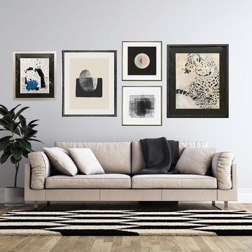 Set de cuadros Muro Urbano con Leopardo