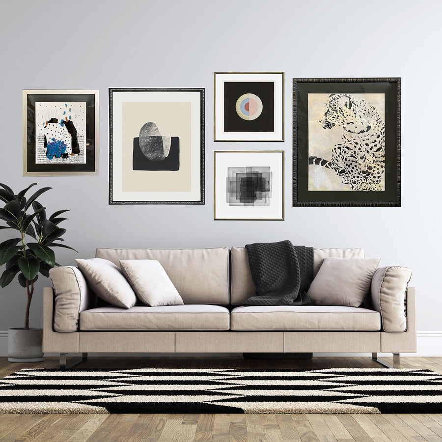 Set de cuadros Muro Urbano con Leopardo
