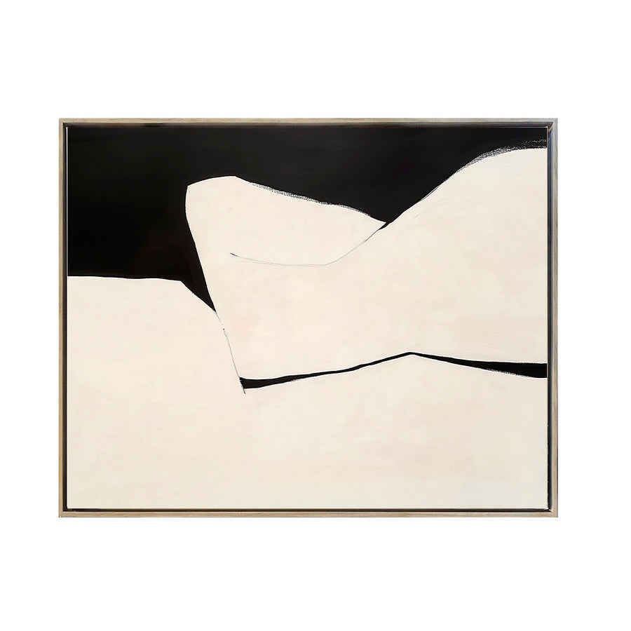 Cuadro Canvas Enmarcado Abstracto Silueta_02