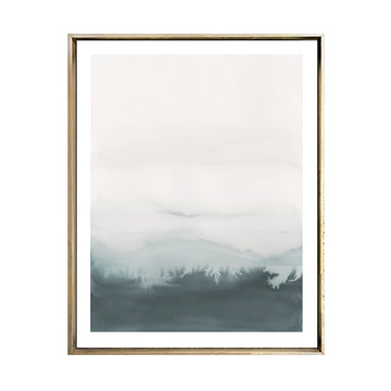 Cuadro Abstracto Horizonte Verde 2