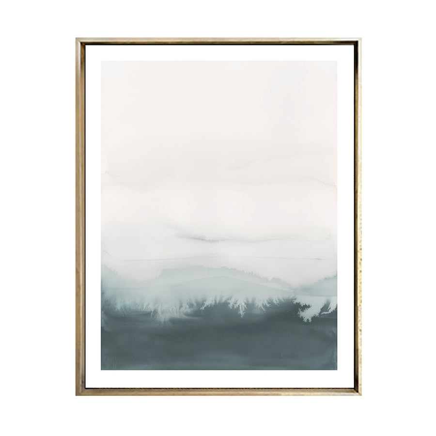 Cuadro Abstracto Horizonte Verde 2