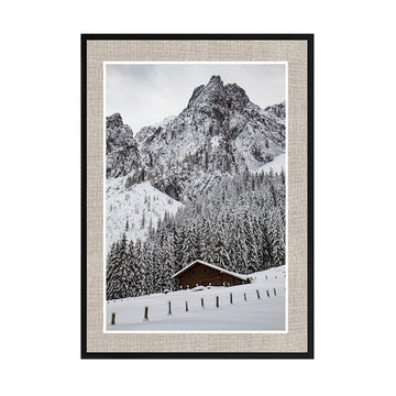 Cuadro Fotografía de Paisaje Nieve y Montaña