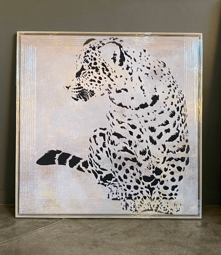 Canvas Enmarcado Leopardo