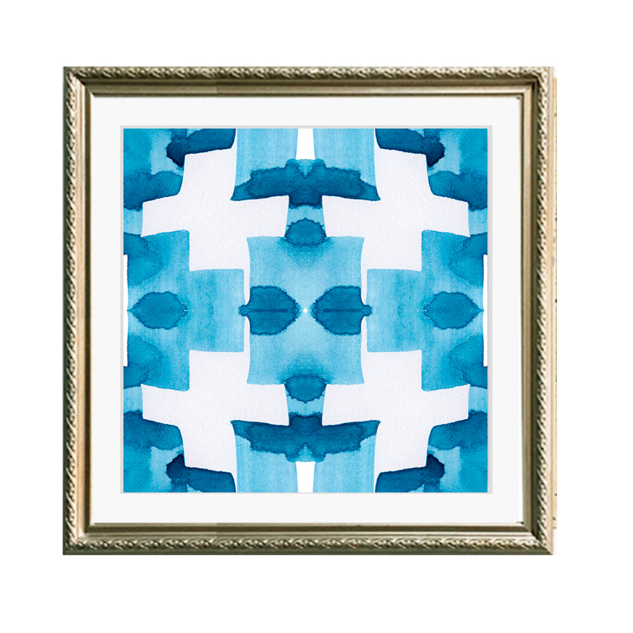 Abstracto Shibori Azul _03