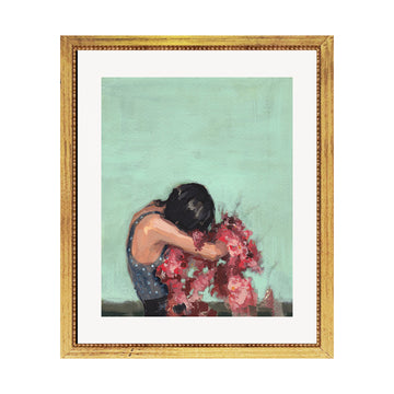 Cuadro Mujeres Flores _B