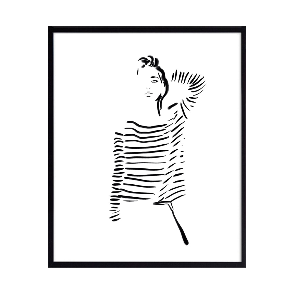 Cuadro Croquis Moda_C