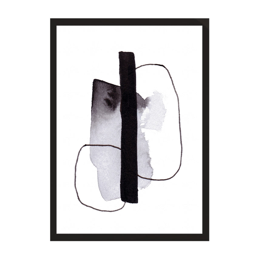 Cuadro Abstracto Para Cocina, Finas Líneas, 50x100cm