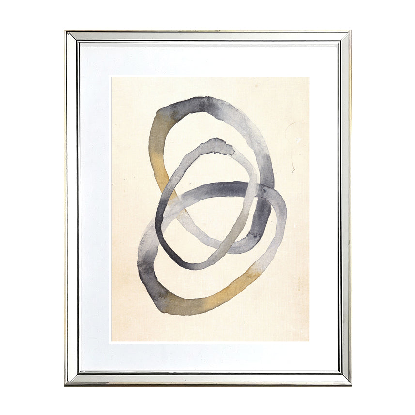 Abstracto Círculos Amarillos 03