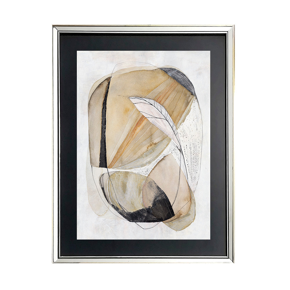 Cuadro Abstracto Orgánico Beige 08