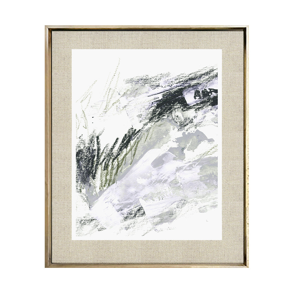 Cuadro Abstracto Gris oliva 01