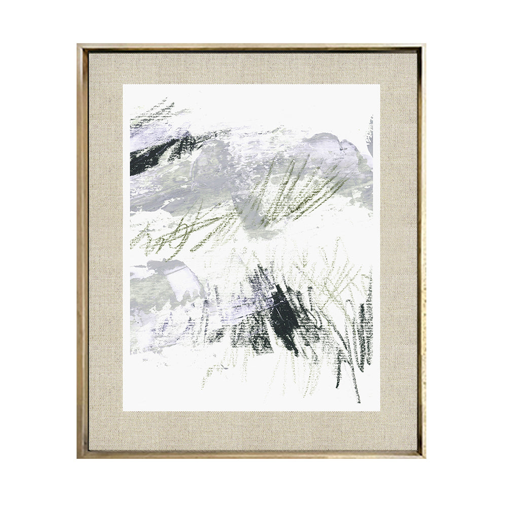 Cuadro  Abstracto Gris oliva 02