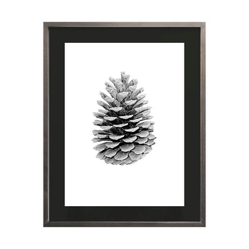 Cuadro Piña blanco y negro_A