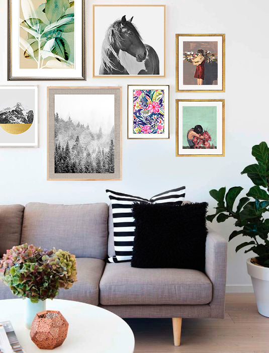 Cuadro Mujeres Flores _B