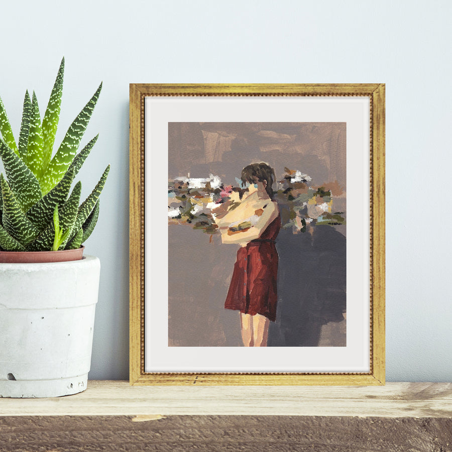 Cuadro Mujeres Flores _A
