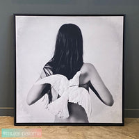 Cuadro Canvas Enmarcado Mujer Paloma